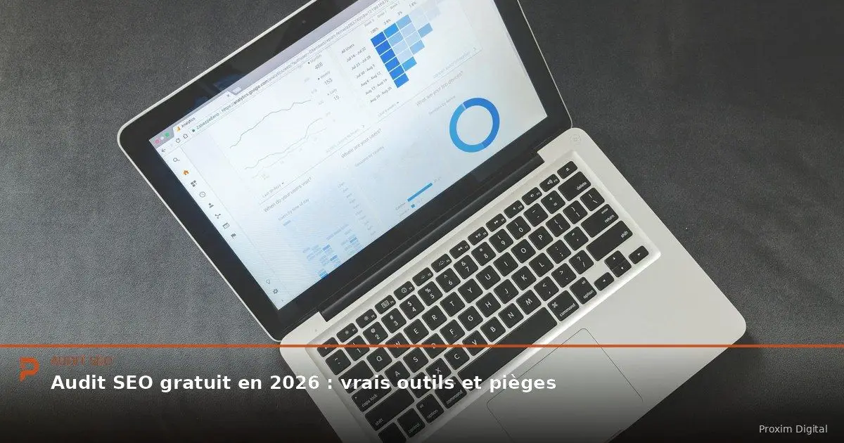 Examen SEO gratuit en 2026 : vrais outils et pièges