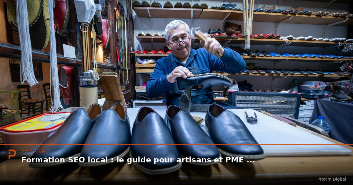 Formation SEO local : le guide pour artisans et PME des Hauts-de-France