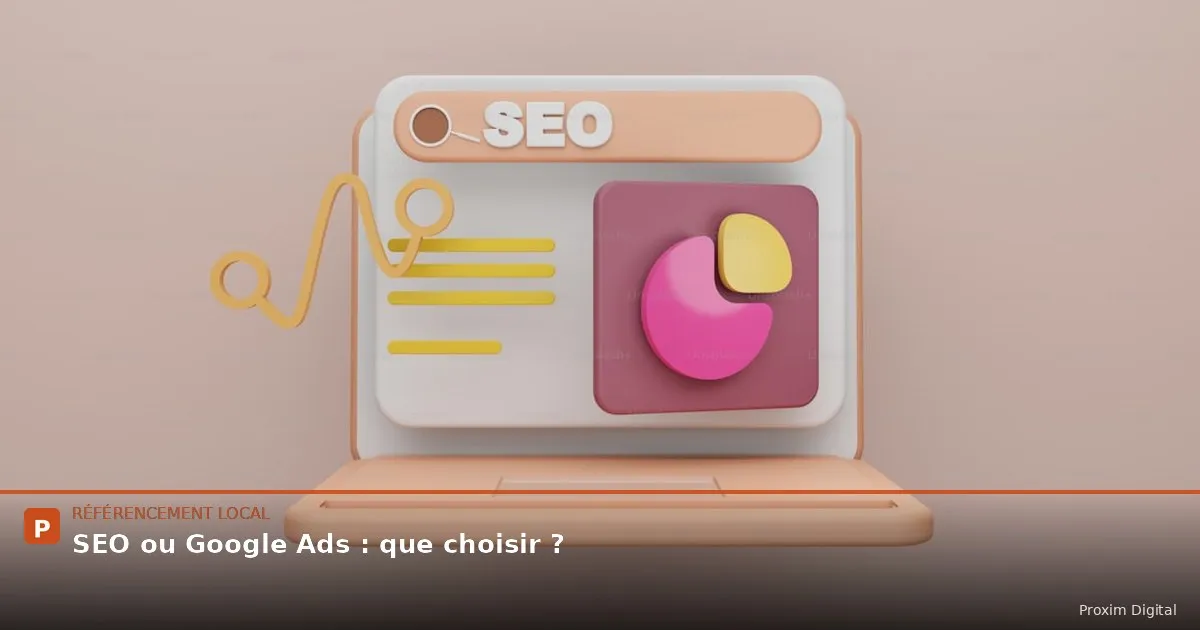 résultats de recherche Google montrant annonces payantes et résultats naturels locaux