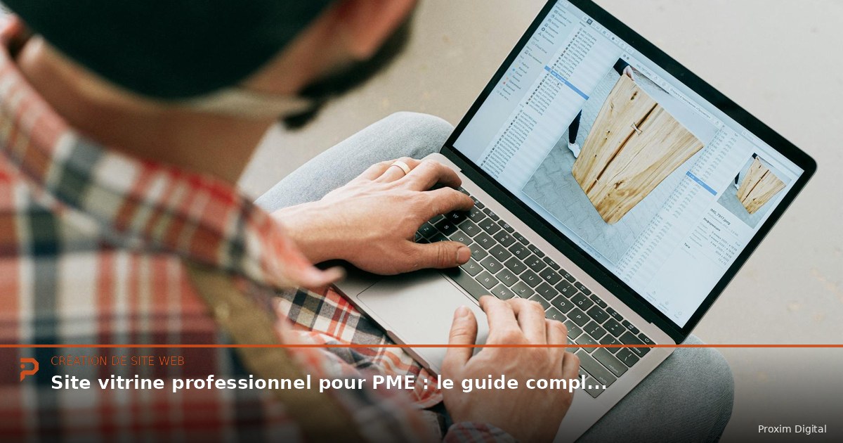 Site vitrine professionnel pour PME : le guide complet 2026